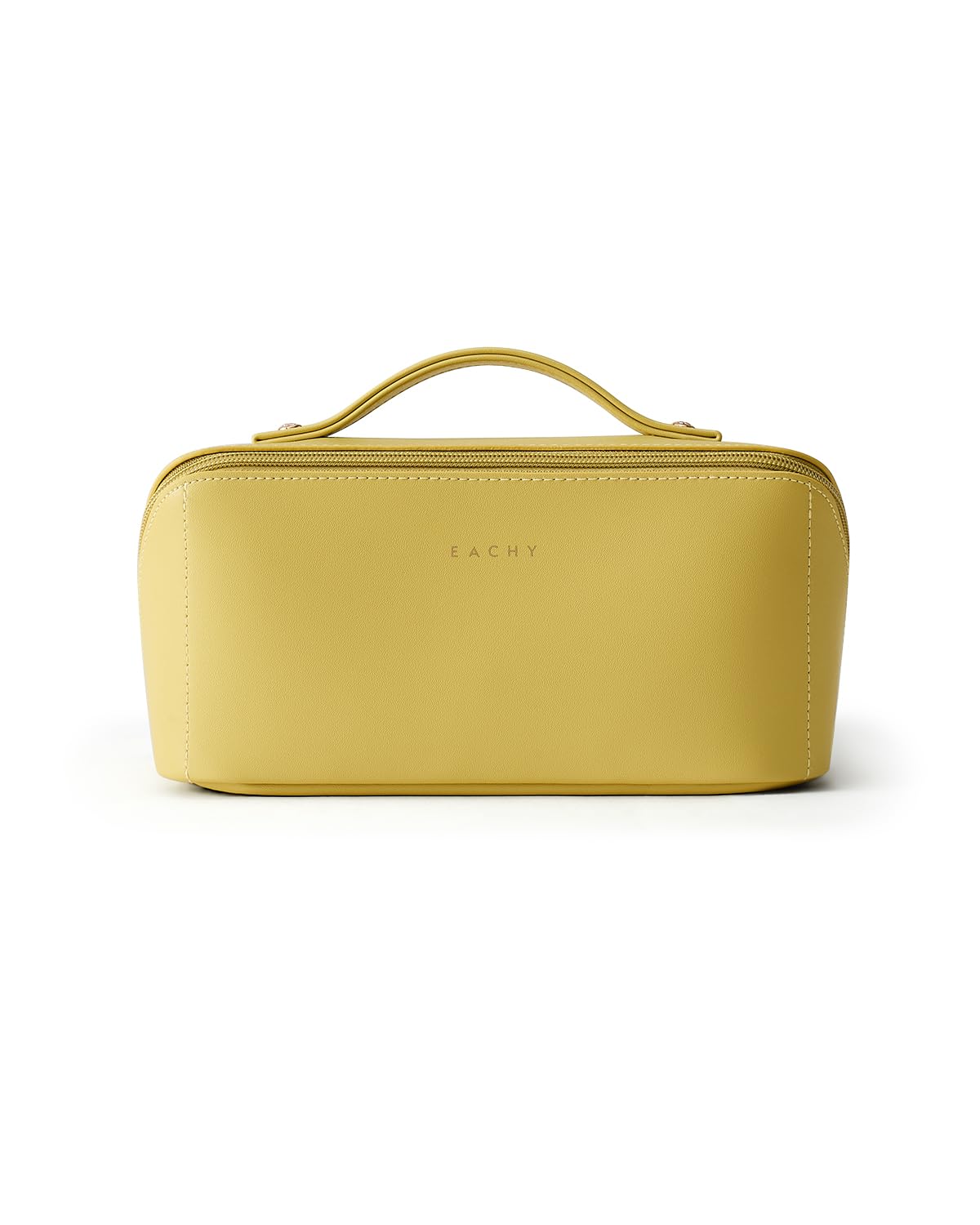 EACHY on bathroom counter holding skincare and makeup for clutter-free storage