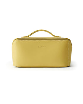 EACHY on bathroom counter holding skincare and makeup for clutter-free storage
