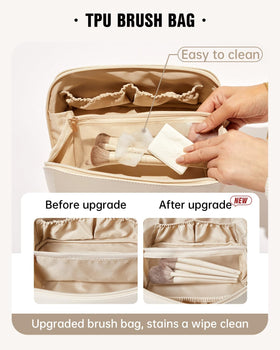 EACHY close-up of waterproof TPU brush pocket protecting tools
