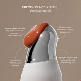 EADEM Le Chouchou applied on lips demonstrating smoother, hydrated lip surface