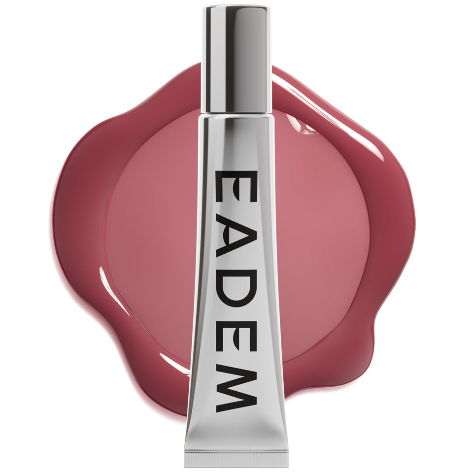 EADEM front jar view showing sleek packaging and glossy finish benefit
