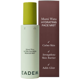 EADEM front packaging showing 100 ml mist and clear label benefit