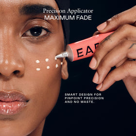 EADEM dermatologist-tested badge emphasizing gentle formulation benefit