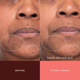 EADEM 1 ml tube on fingertip to show compact size and travel-friendly benefit
