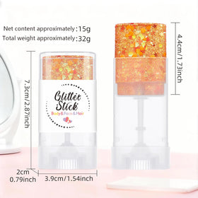 EAEVDJ glitter stick in festival setting conveying bold, eye-catching finish