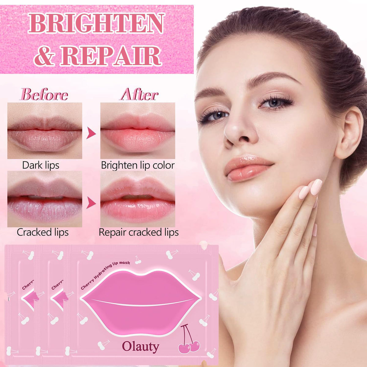 Eakroo gold eye patch applied under eye reducing visible puffiness