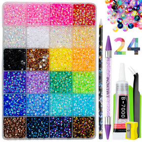 EARLMONI front packaging showing complete bedazzling kit and contents, easy start