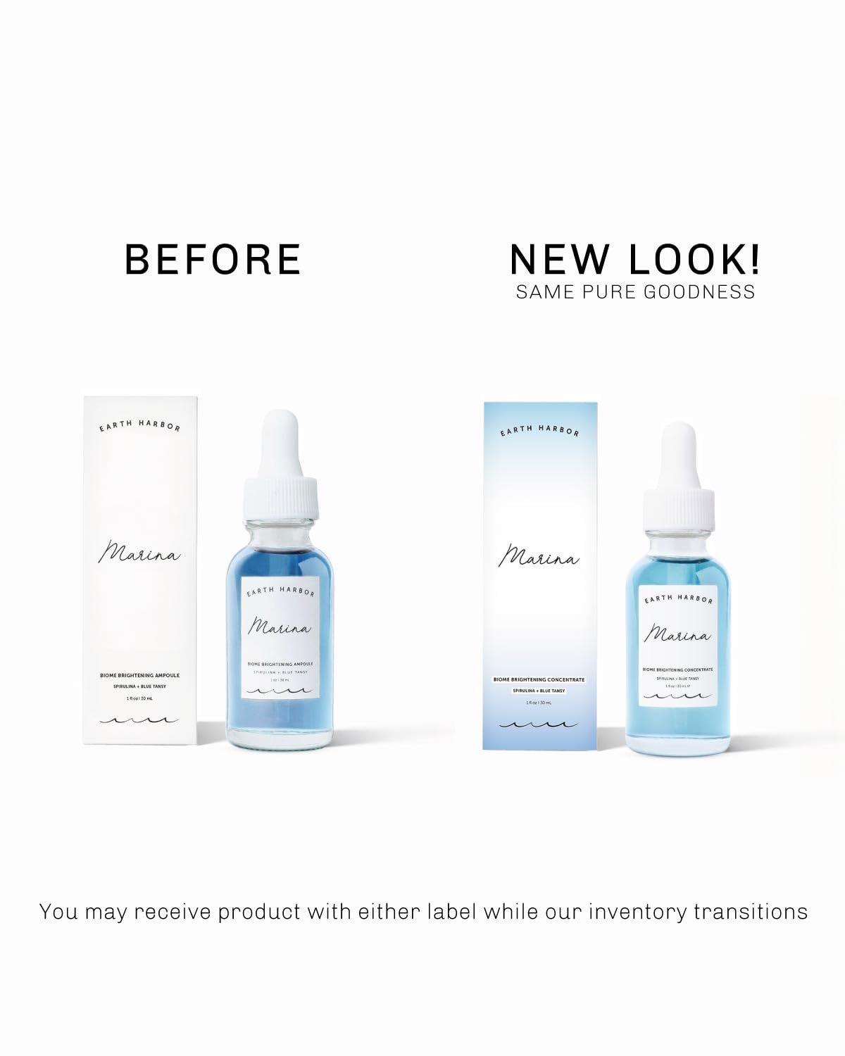 Lifestyle image of a person with glowing skin after using MARINA to highlight brightening benefits