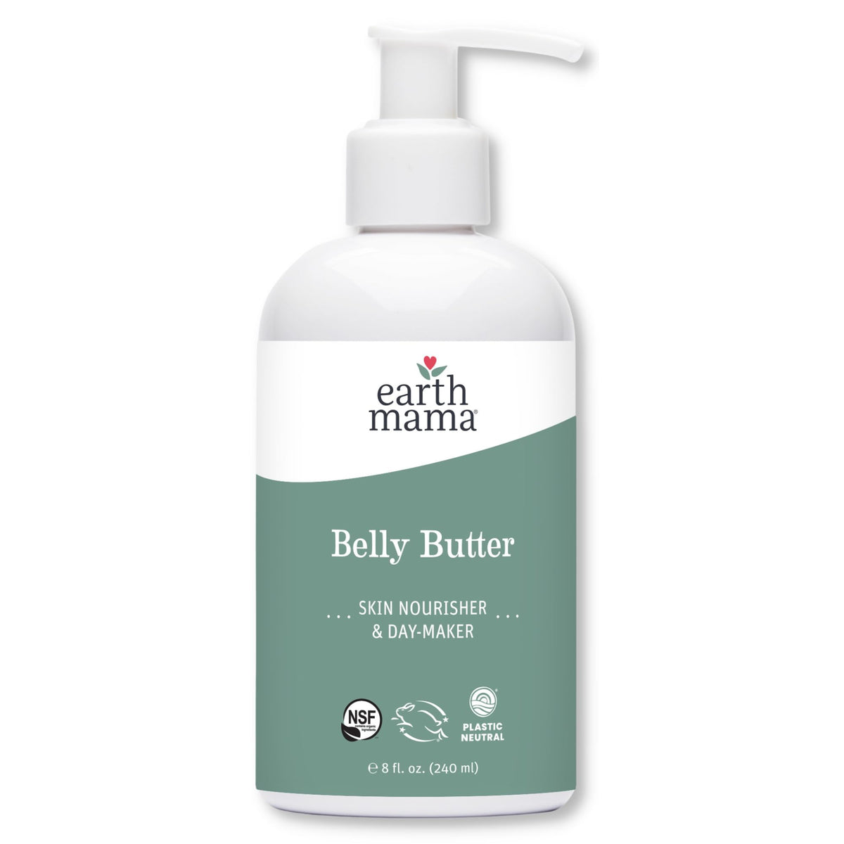 Earth Mama jar front view showing clean packaging and benefit