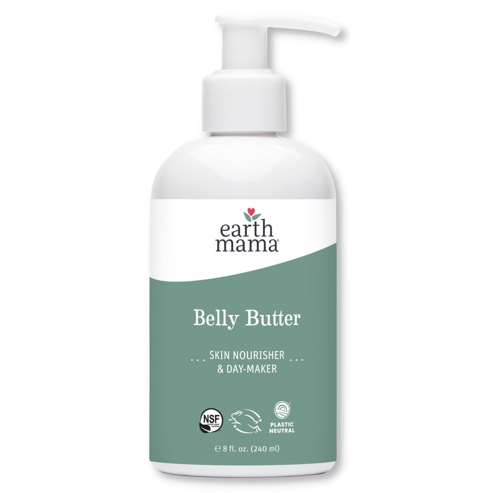 Earth Mama jar front view showing clean packaging and benefit