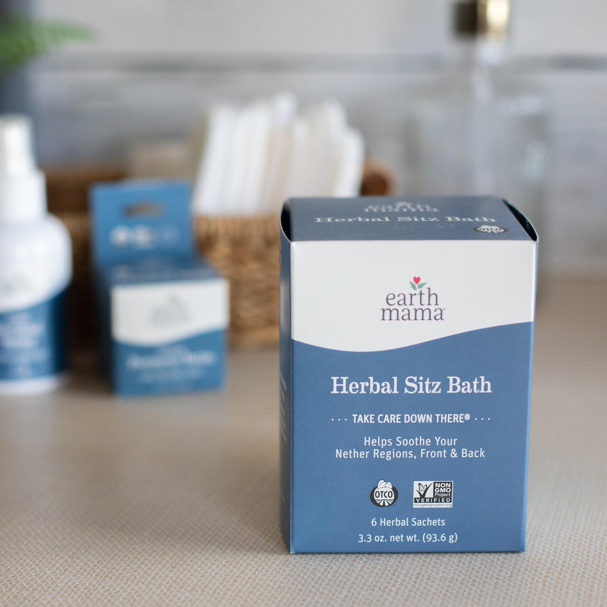 Earth Mama product label and ingredients list for clear ingredient information benefit