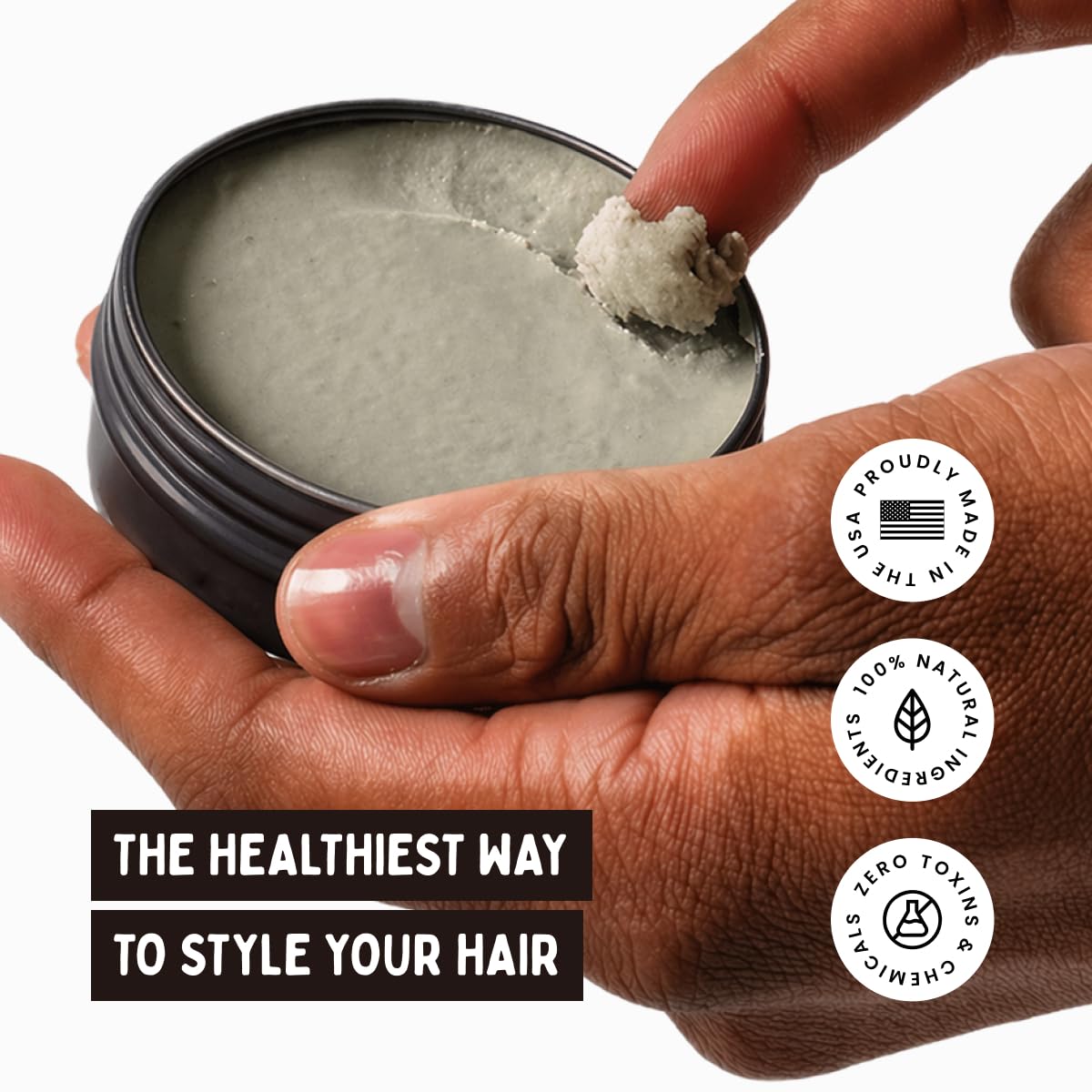 Earth Wave jar side label detail emphasizing grass-fed tallow and clean formula