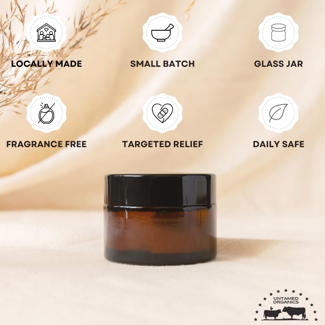 Earthborn Organics ingredient label close-up showing grass-fed tallow and beeswax transparency