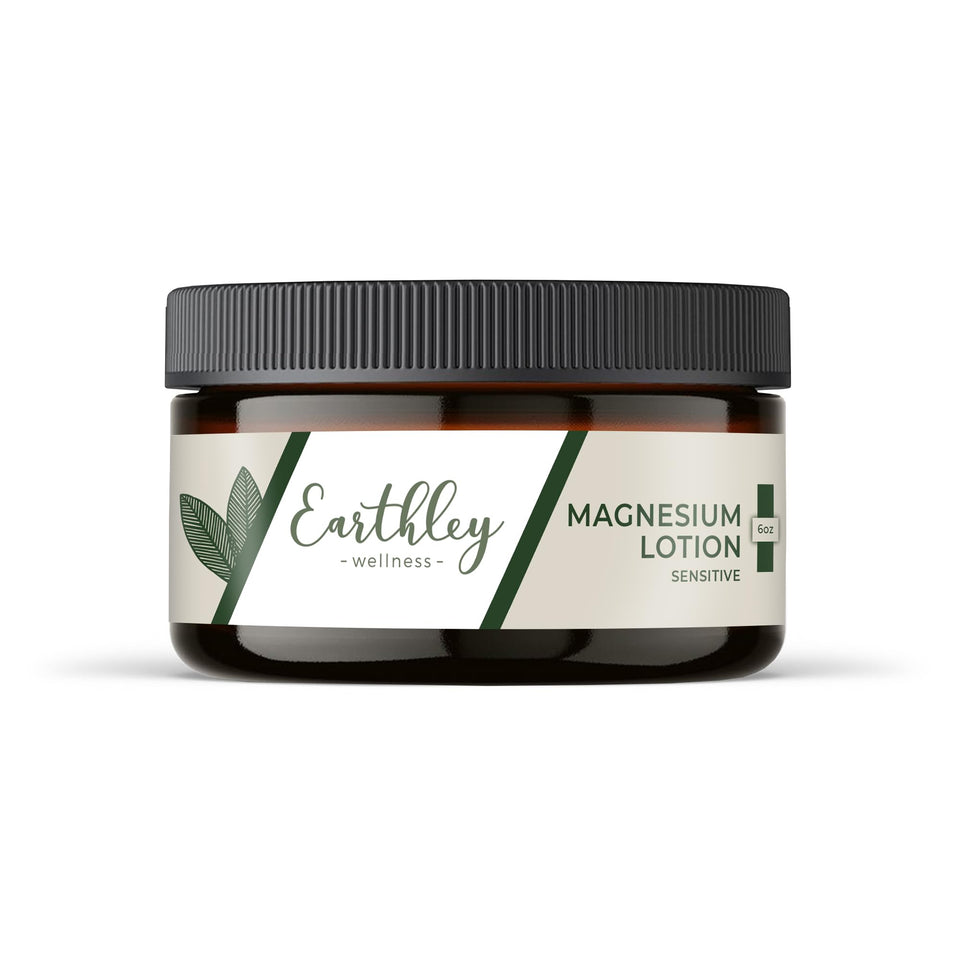 Earthley Wellness front jar view showing product and clear labeling for easy identification
