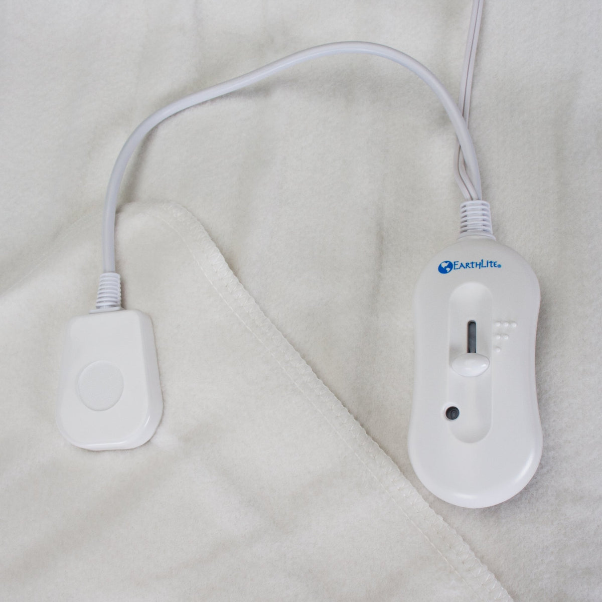EARTHLITE controller and 13 ft. cord visible for easy access and flexible outlet placement