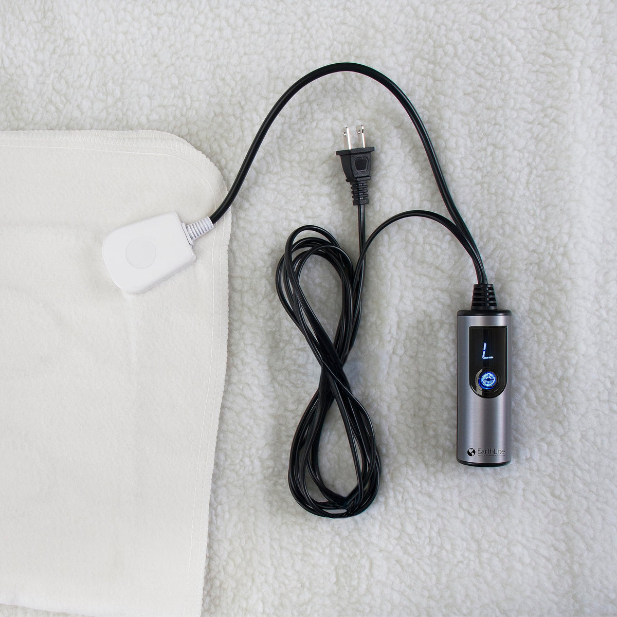 EarthLite lifestyle spa treatment scene showing client comfort and professional look