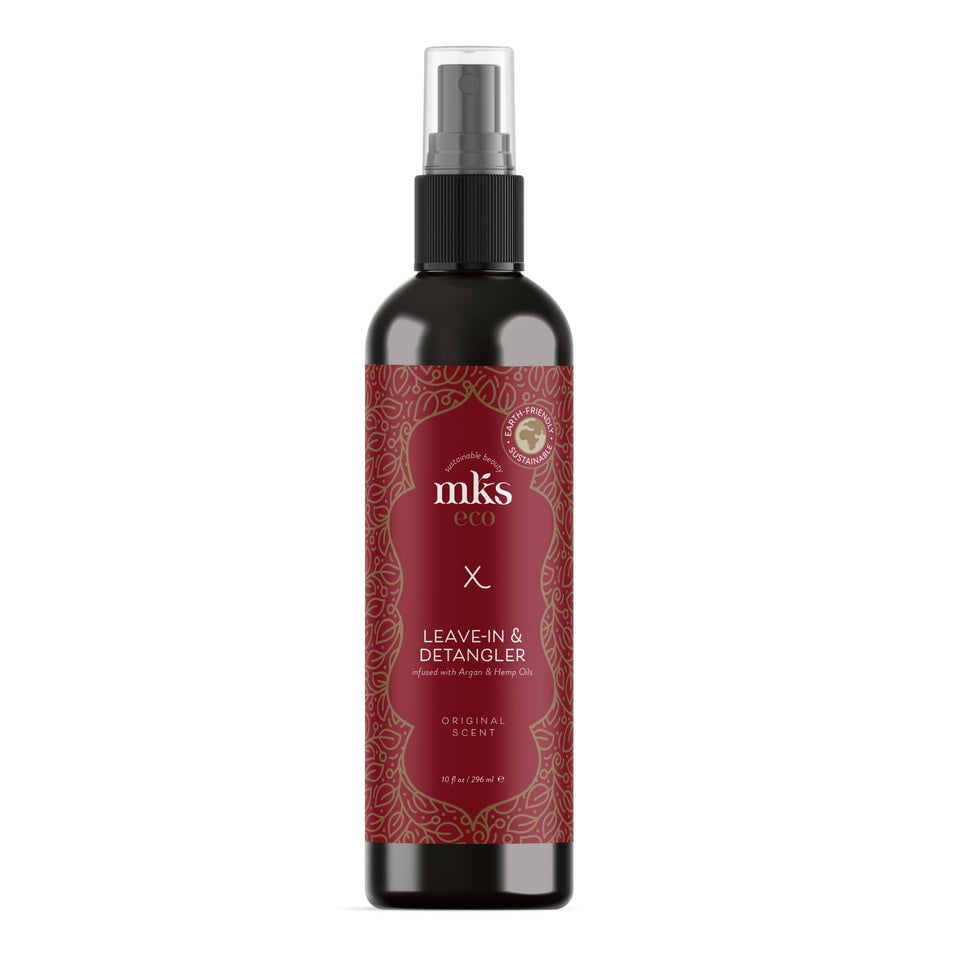 Earthly Body MKS eco X front bottle showing label and volume benefit
