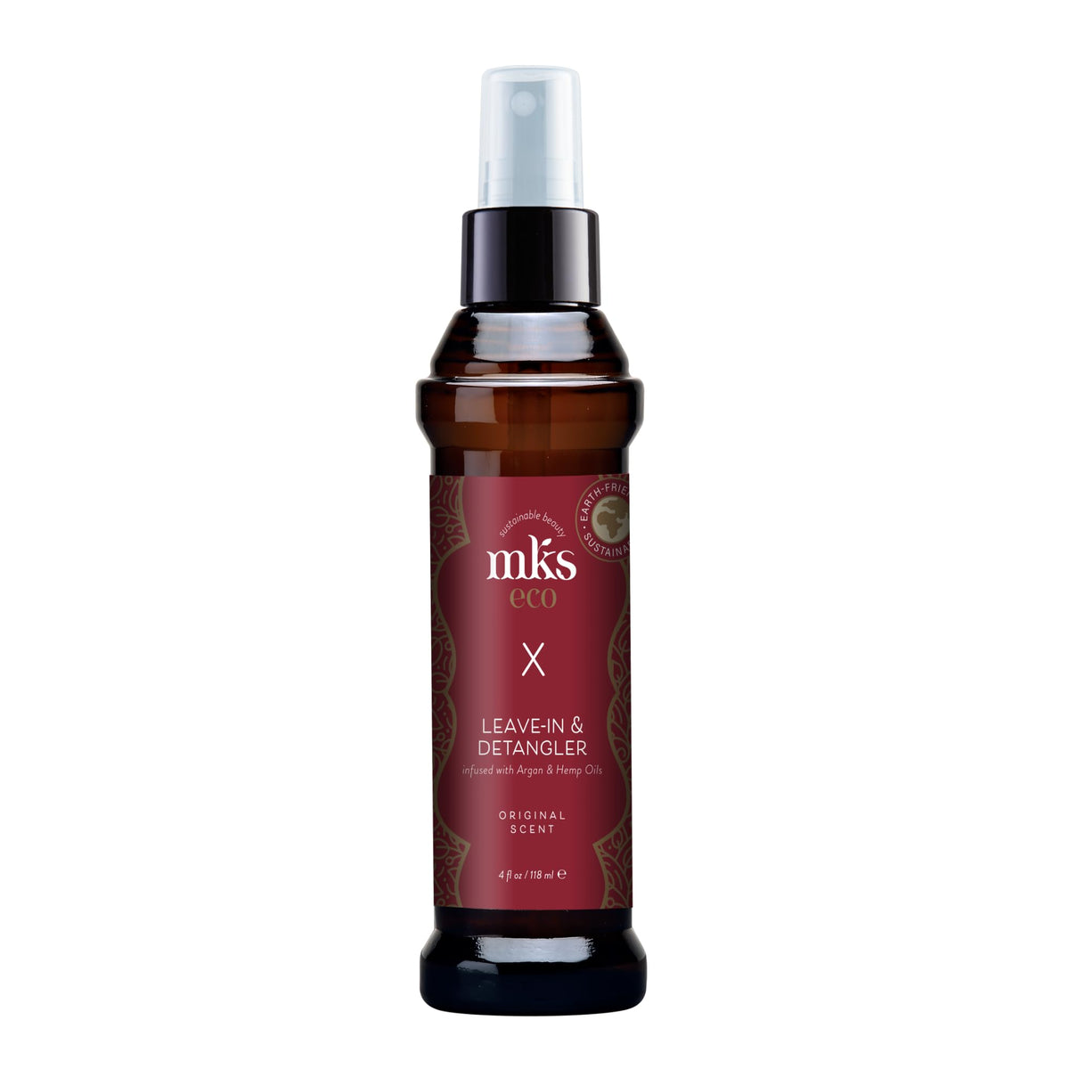Earthly Body front packaging showing bottle and label benefit