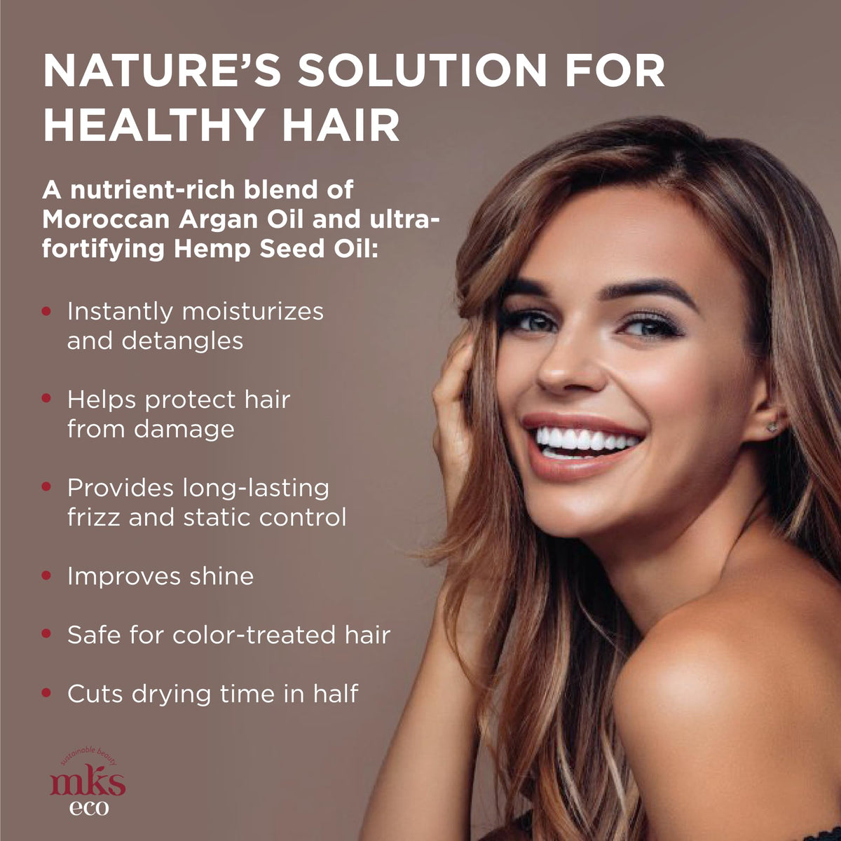 Earthly Body MKS eco X with Moroccan argan and hemp seed oils for moisture