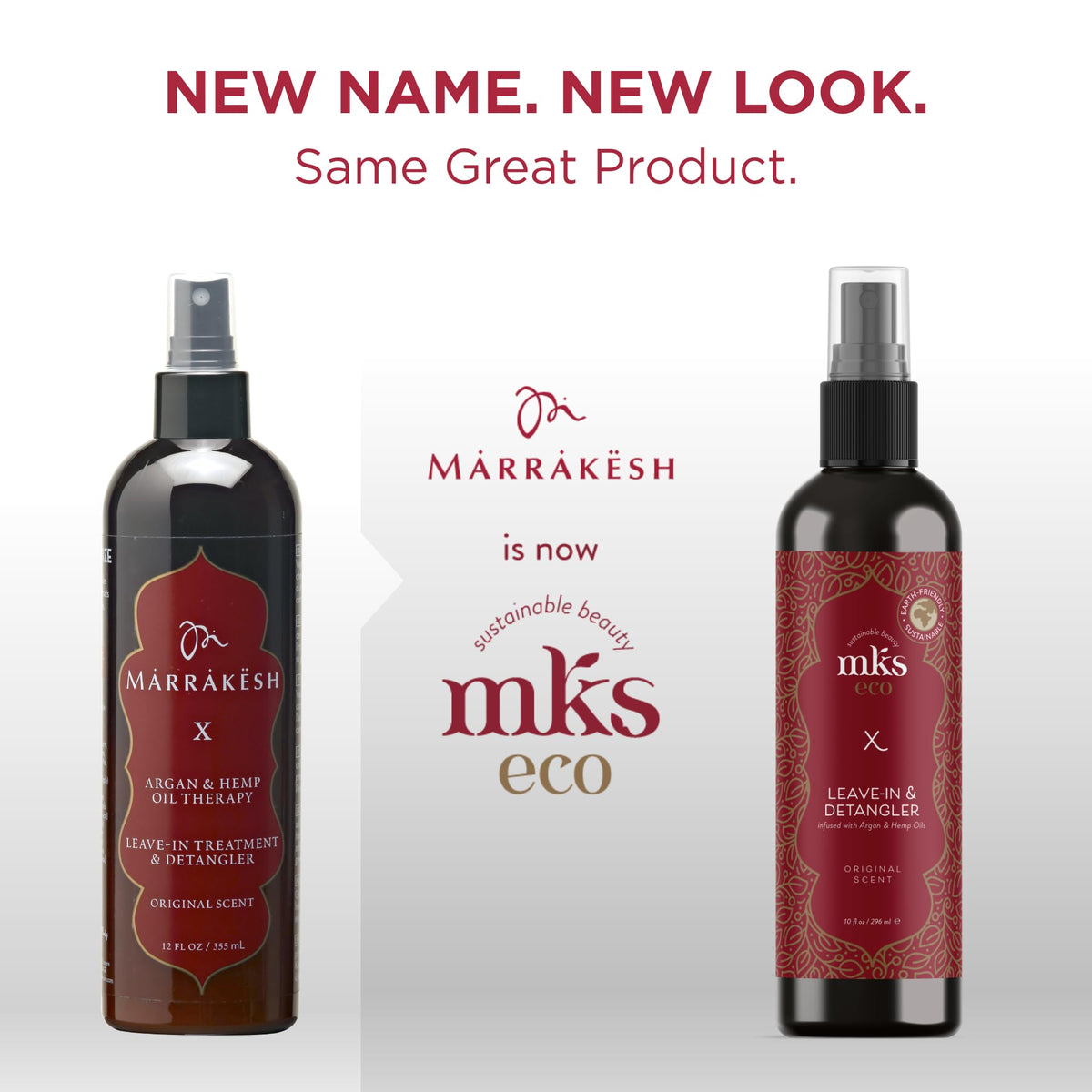 Earthly Body MKS eco X spray action delivering even mist for easy detangling
