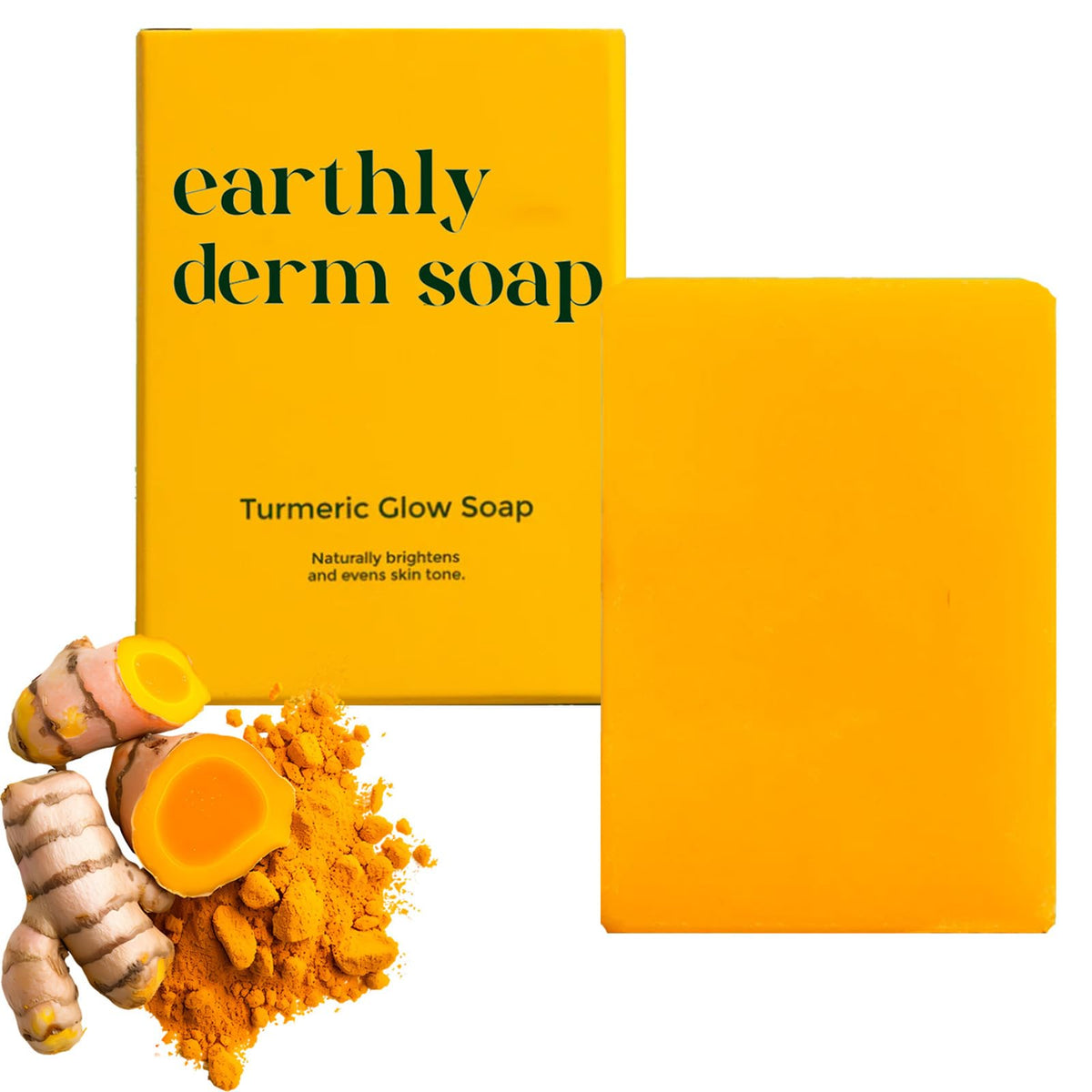 Earthly Derm front packaging showing product name and natural ingredient emphasis
