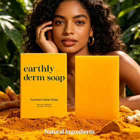 Earthly Derm bar wrapped for travel emphasizing portability and multiuse benefit