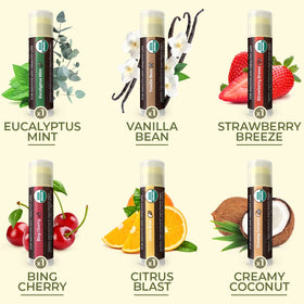 Earth's Daughter flavor lineup with six tubes illustrating variety and choice