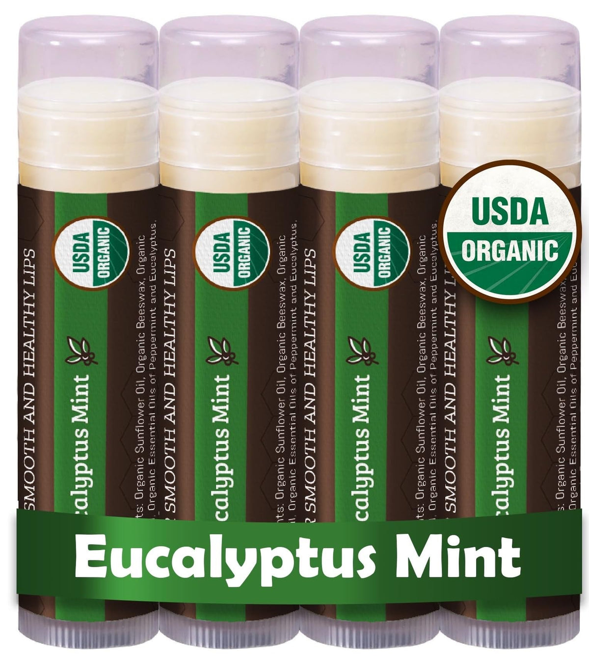 Earth's Daughter front packaging showing eucalyptus mint and organic benefits