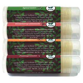 Earth's Daughter label close-up showing USDA organic and vegan certifications benefit