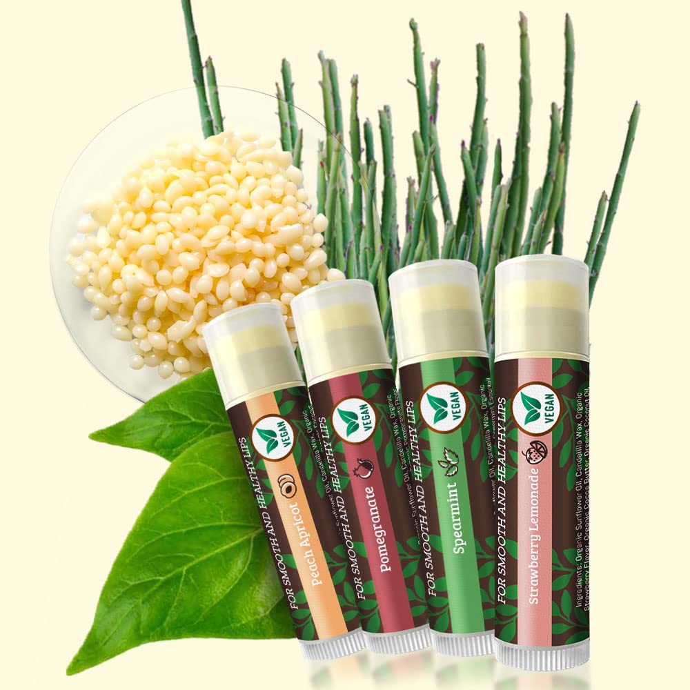 Earth's Daughter in a purse outdoors portraying convenient on-the-go lip care benefit