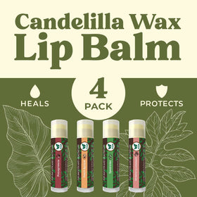 Earth's Daughter balm applied on hand illustrating quick absorption and hydration benefit