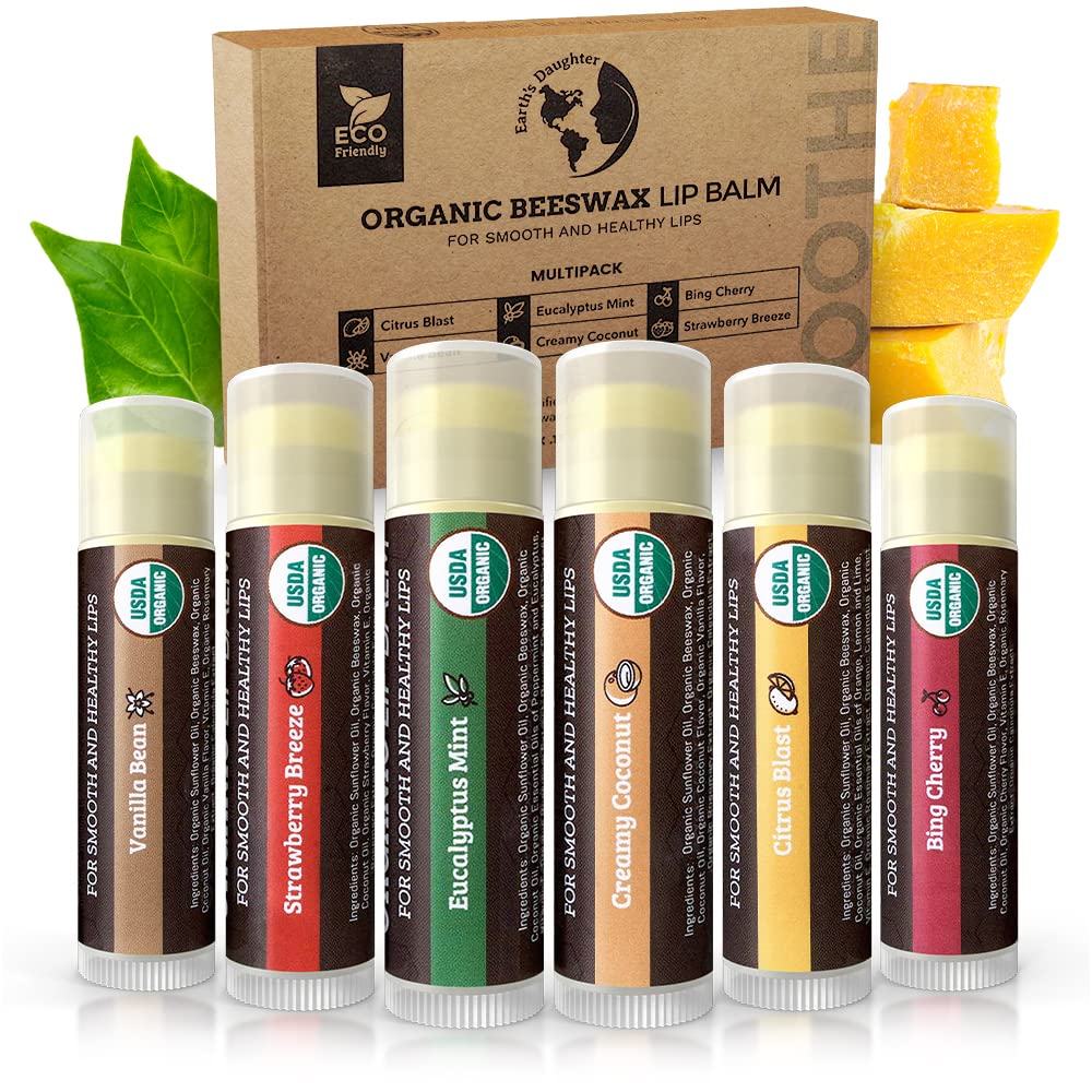 Earth's Daughter organic ingredients arranged showcasing clean plant-based formula