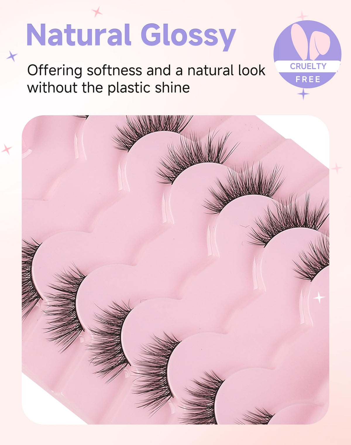 Easeful matte fibers texture mimicking real hair for natural look