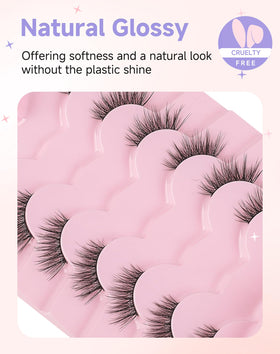 Easeful matte fibers texture mimicking real hair for natural look