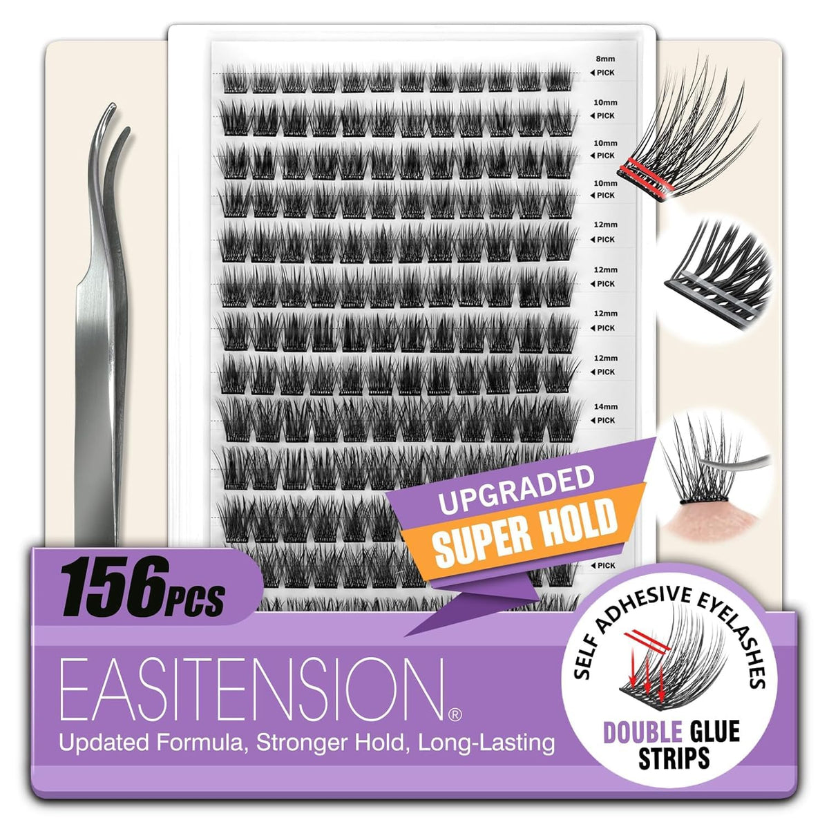 EASITENSION front packaging showing kit contents and volume benefit