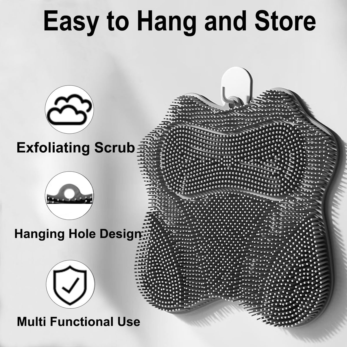 Easkite next to a foot for scale showing full-size cleaning coverage and support