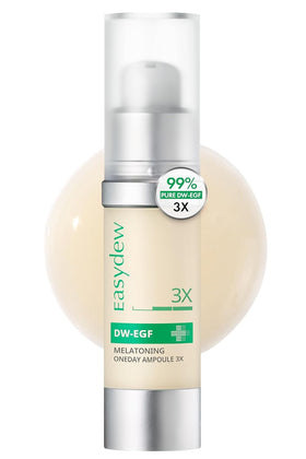 EASYDEW front bottle showing clean packaging and product benefit