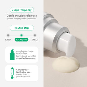 EASYDEW bottle beside ruler to show 1.01 fl oz size for clear scale
