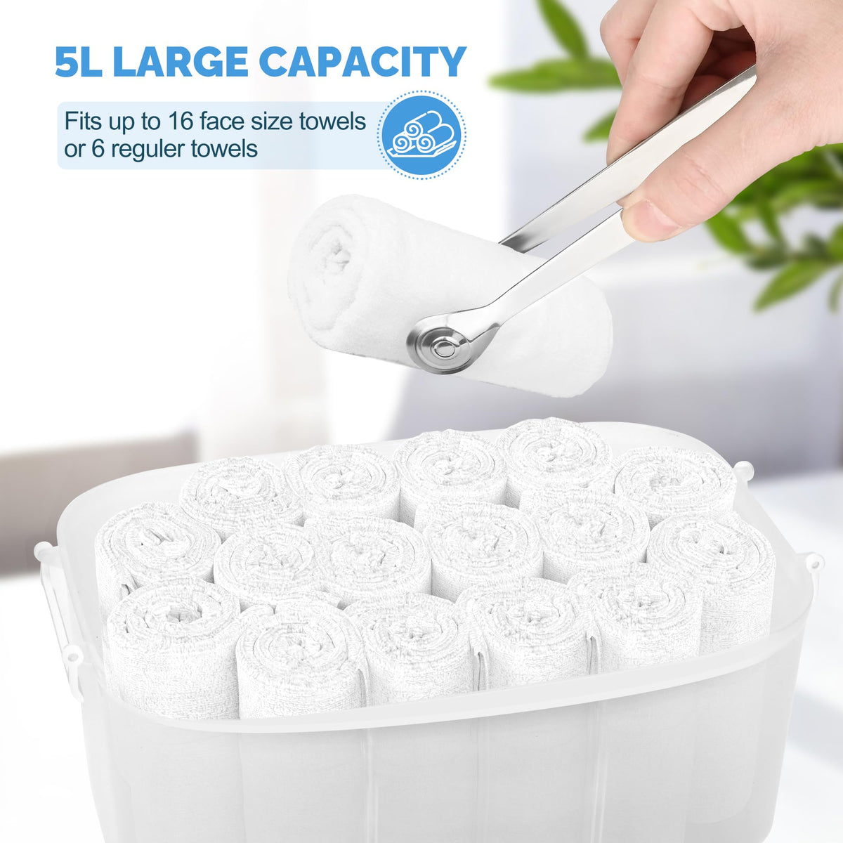 EASYINBEAUTY nested storage compacted for easy shelf-saving benefit
