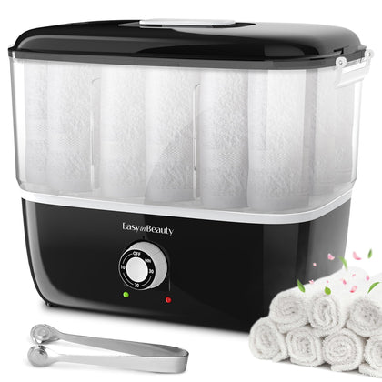 EASYINBEAUTY front view showing compact warmer and tidy design benefit