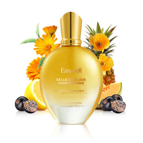 EASYWELL held in hand to show 2.5 fl oz portable size and convenience