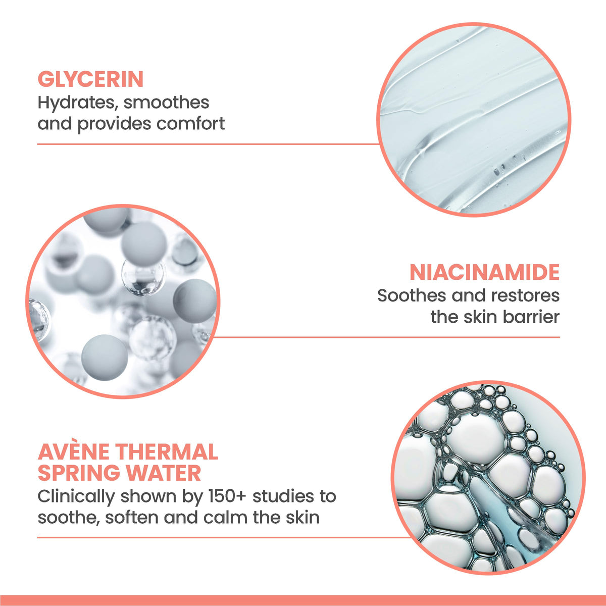 Eau Thermale Avène use around eye area showing non-irritating cleansing