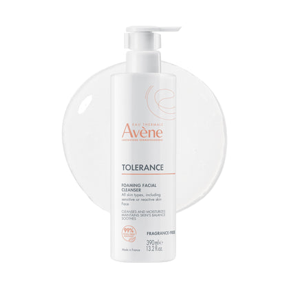 Eau Thermale Avène front packaging showing gentle foaming cleanser benefits