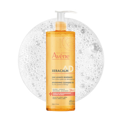 Eau Thermale Avène bottle front packaging showing gentle cleanser for sensitive skin