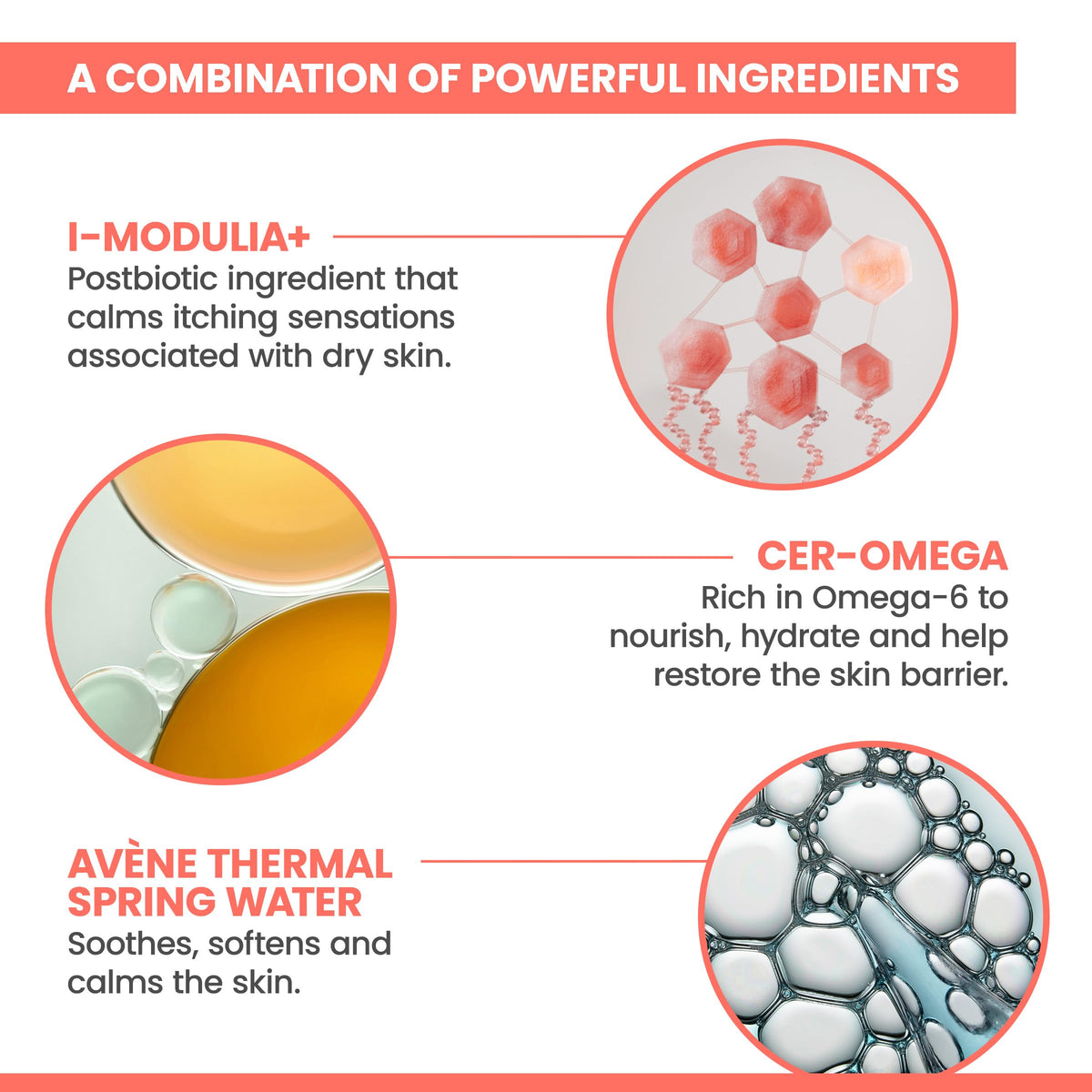 Eau Thermale Avène ingredient label highlighting key gentle components