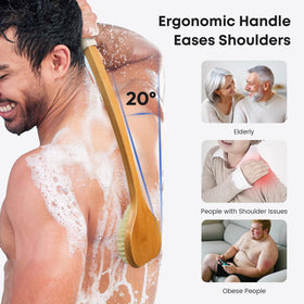 eaxun hanging loop storing brush to dry quickly and prevent mildew