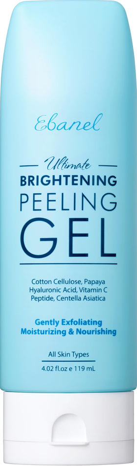 Ebanel front packaging showing brightening peeling gel for gentle exfoliation