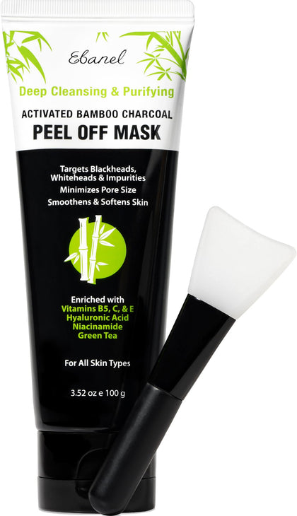Ebanel front packaging showing product and benefits for clear pores