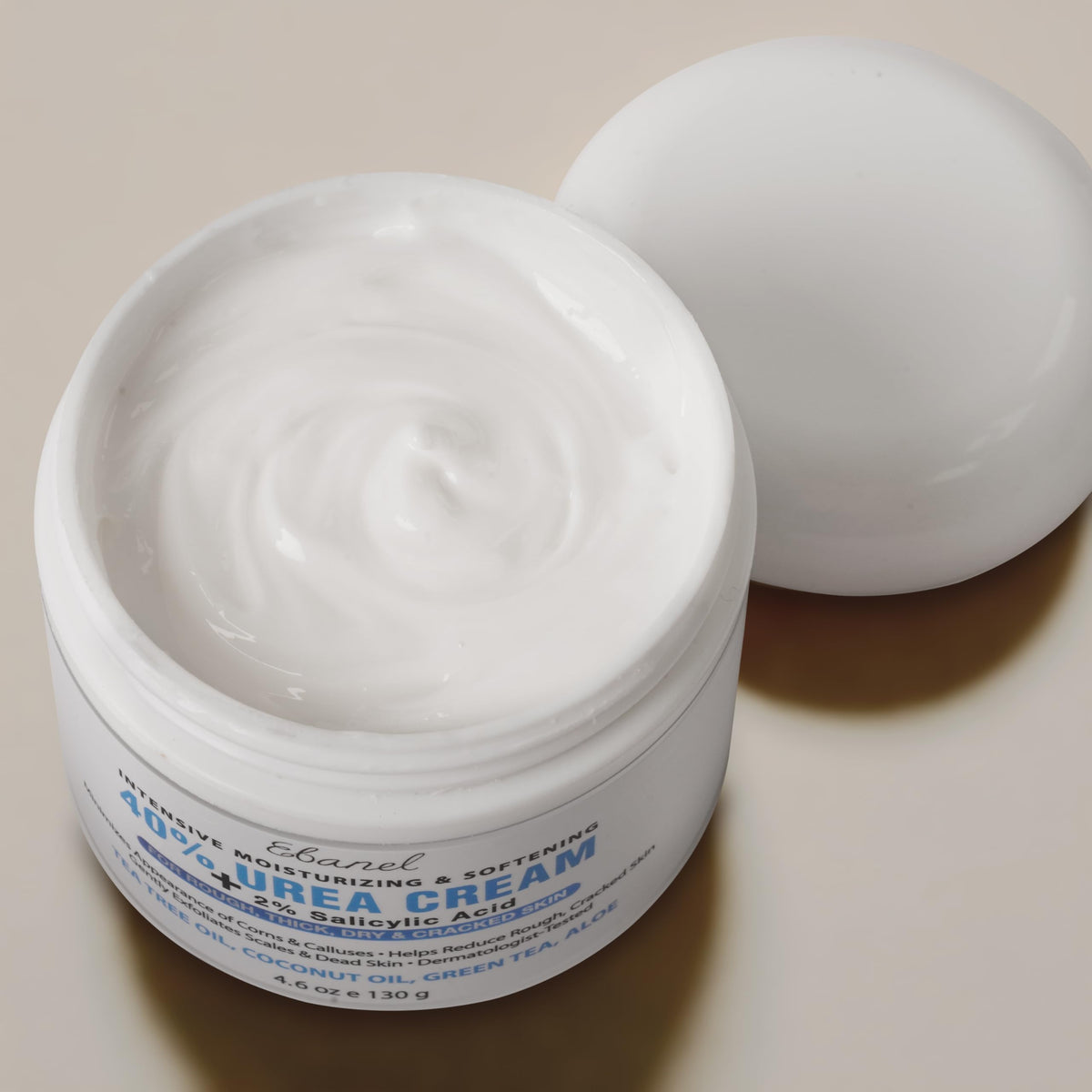Ebanel used in a bathroom routine showing easy nightly application