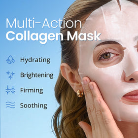 Ebanel close-up of microfiber mask texture for superior serum absorption